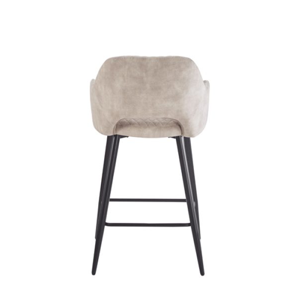 Barkruk Club Velvet Beige