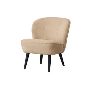 Sara Fauteuil Imitatiebont Naturel