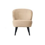 Sara Fauteuil Imitatiebont Naturel