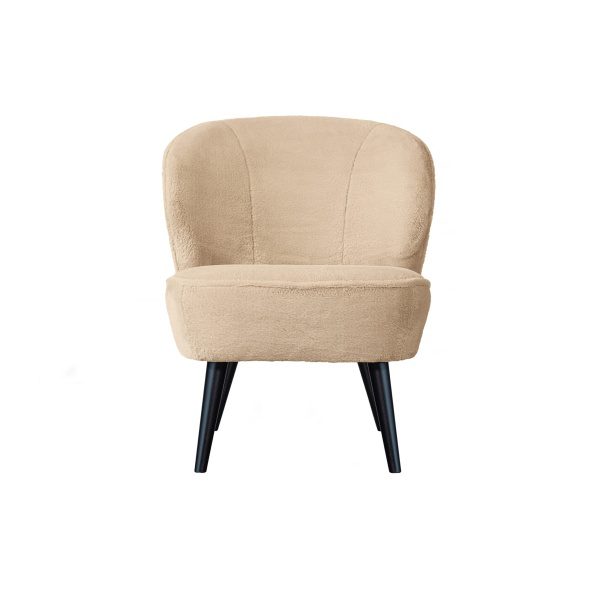 Sara Fauteuil Imitatiebont Naturel