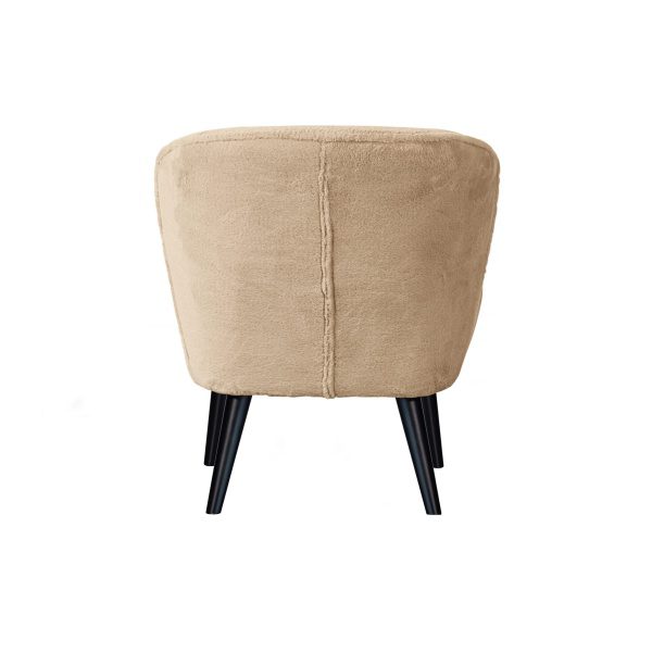 Sara Fauteuil Imitatiebont Naturel