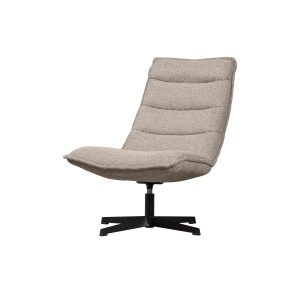 Nika Draaifauteuil BouclÉ Taupe Melange