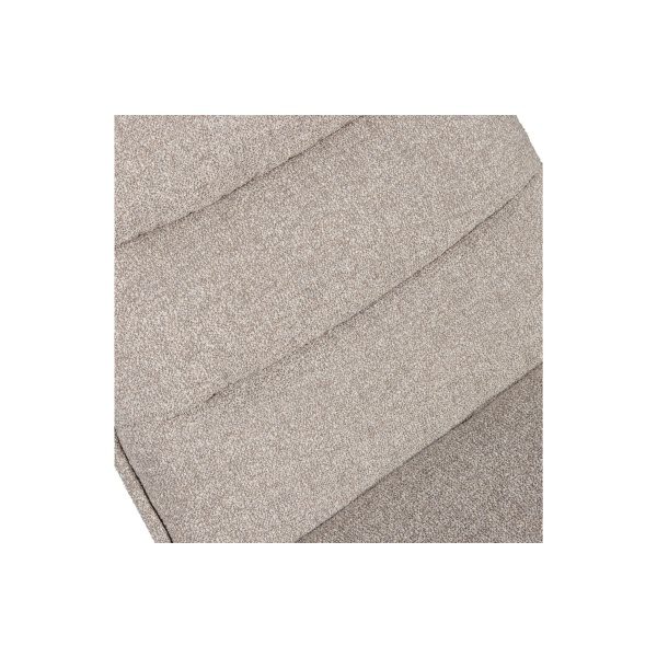 Nika Draaifauteuil BouclÉ Taupe Melange