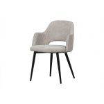 Ferdy Eetkamerstoel Met Grove Rib Pearl