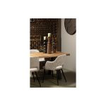 Ferdy Eetkamerstoel Met Grove Rib Pearl