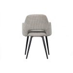 Ferdy Eetkamerstoel Met Grove Rib Pearl