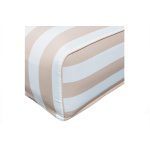 Sit On Air Opblaasbare Fauteuil Gestreept Zand/wit