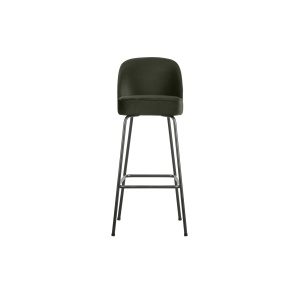 Vogue Barstoel 80cm Fluweel Dark Green