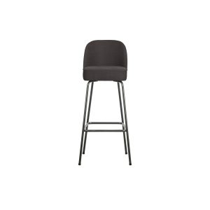 Vogue Barstoel 80cm Geweven Stof Donkergrijs