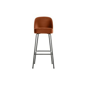 Vogue Barstoel 80cm Fluweel Roest