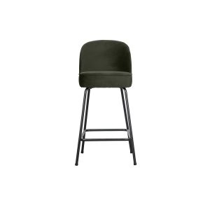 Vogue Barstoel 65cm Fluweel Dark Green