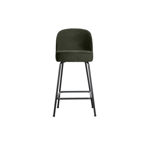 Vogue Barstoel 65cm Fluweel Dark Green
