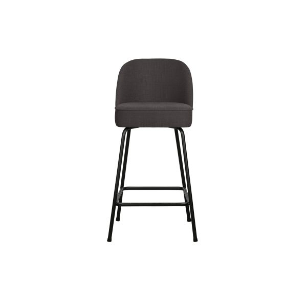 Vogue Barstoel 65cm Geweven Stof Donkergrijs