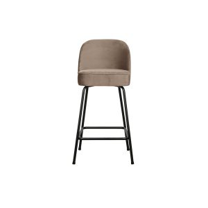Vogue Barstoel 65cm Fluweel Khaki