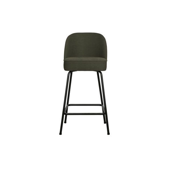 Vogue Barstoel 65cm Geweven Stof Warm Groen