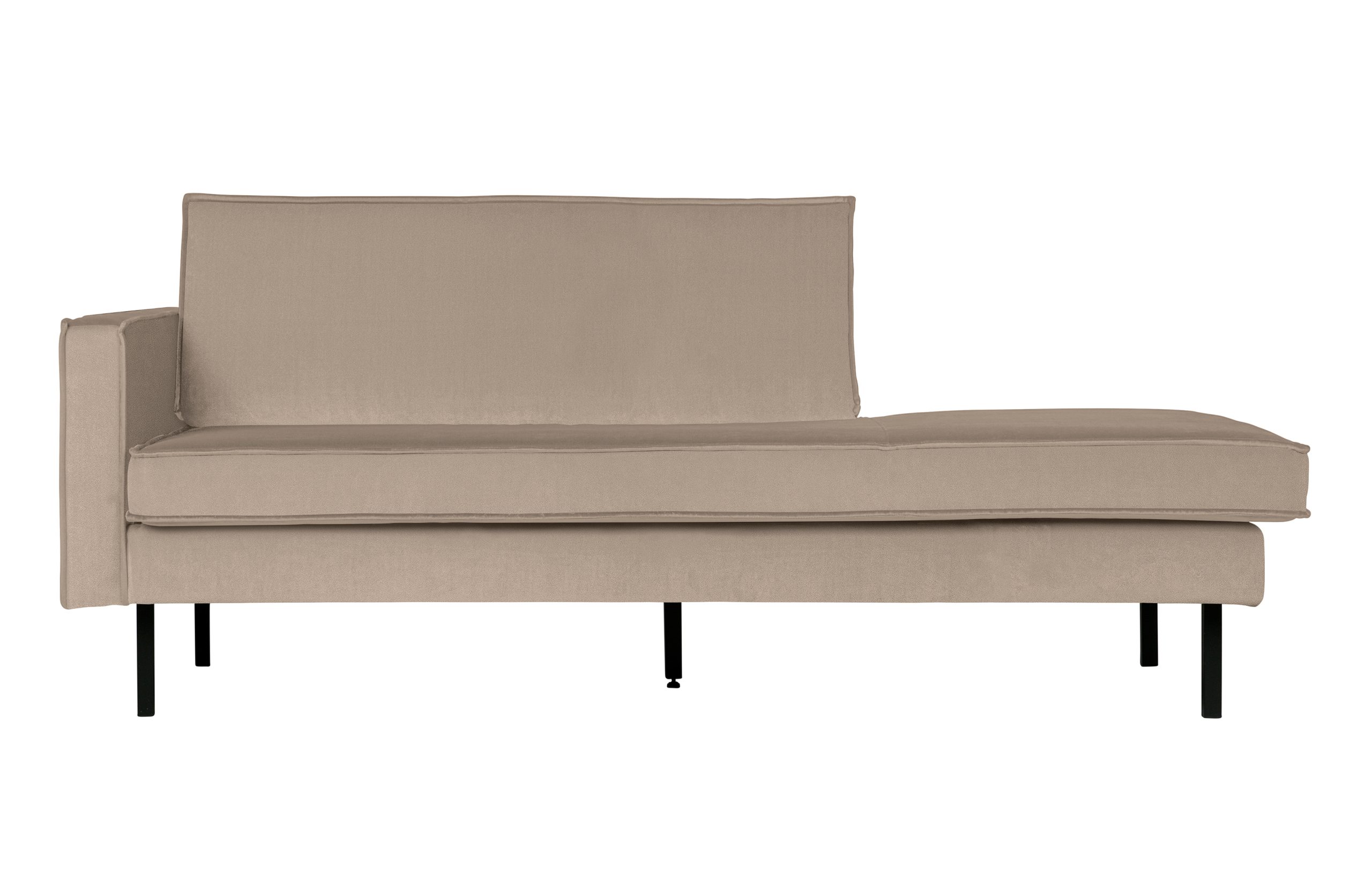 Rodeo Daybed Left Velvet Khaki