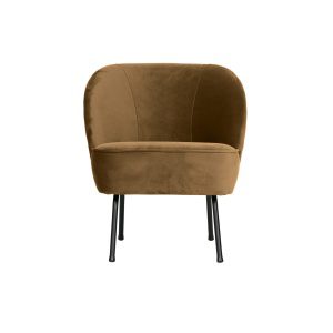 Vogue Fauteuil Fluweel Honing Geel