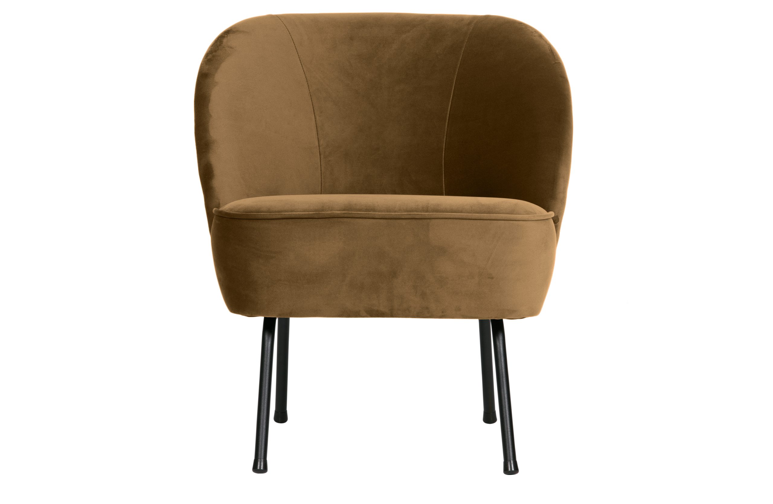 Vogue Fauteuil Fluweel Honing Geel