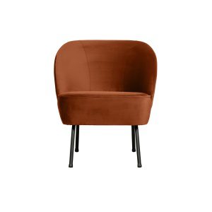 Vogue Fauteuil Fluweel Roest