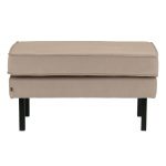 Rodeo Hocker Op Poten Velvet Khaki