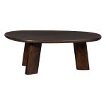 Roundly Salontafel Mango Hout Walnoot