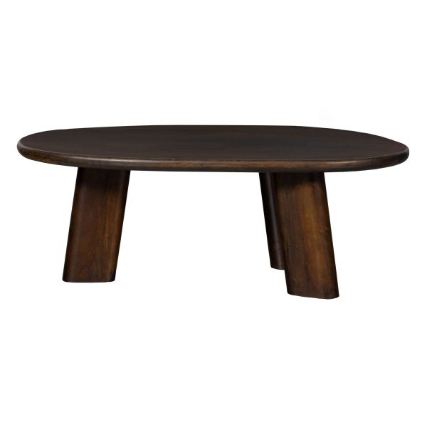 Roundly Salontafel Mango Hout Walnoot