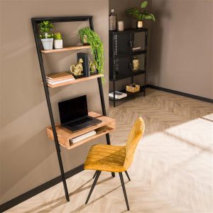 Wand kaptafel step / Massief acacia naturel