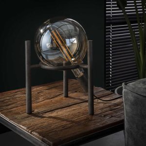 Tafellamp saturn 20 lichtbron / Oud zilver