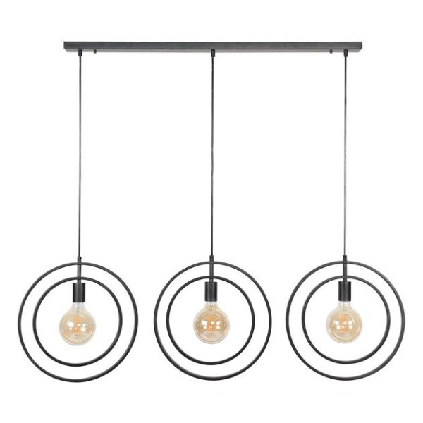 Hanglamp 3L Turn around / Charcoal