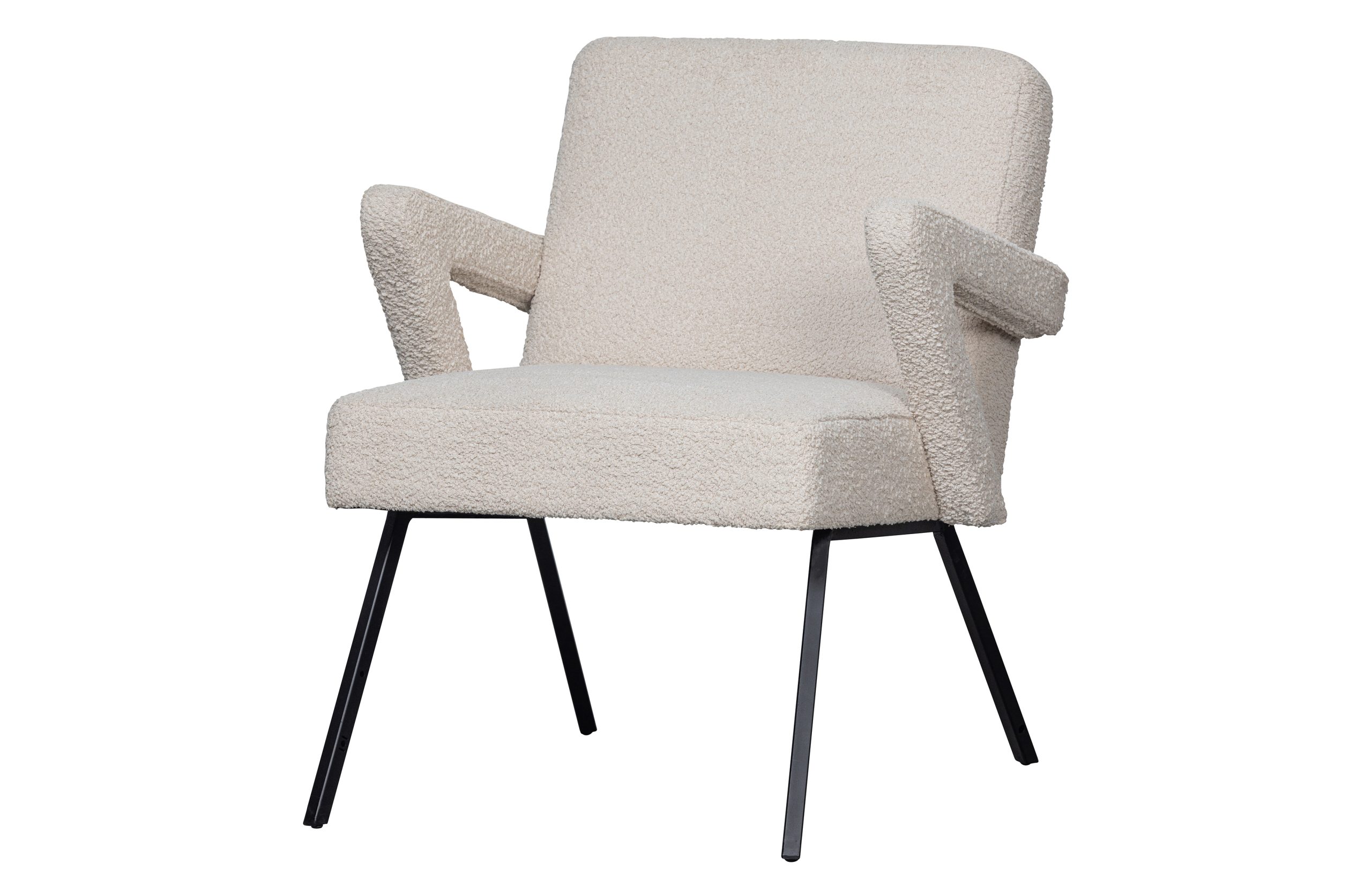 Clark Fauteuil BouclÉ Naturel