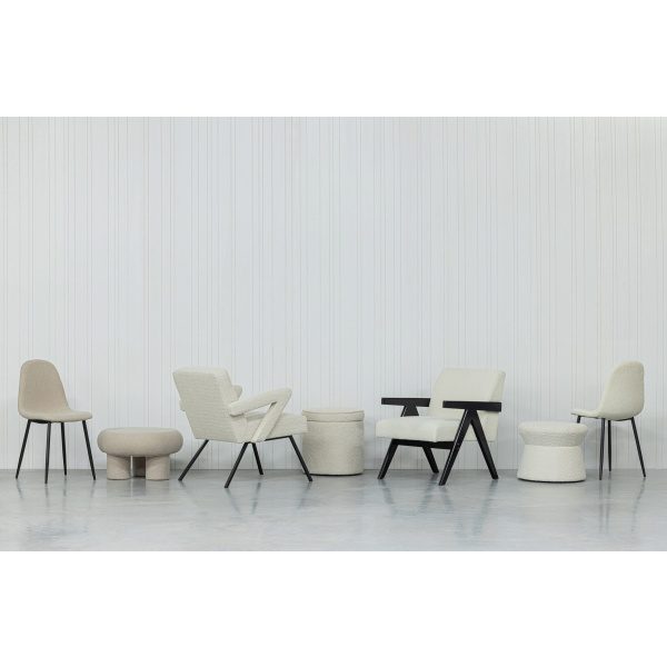 Clark Fauteuil BouclÉ Naturel