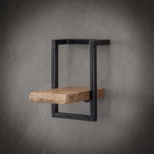 Wandplank edge 20cm / Massief acacia naturel