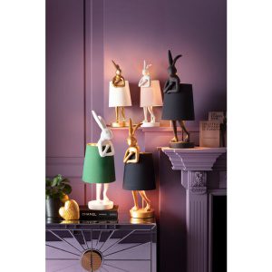 Tafellamp Animal Rabbit Gold/Black 68 cm