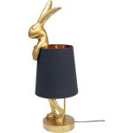 Tafellamp Animal Rabbit Gold/Black 68 cm