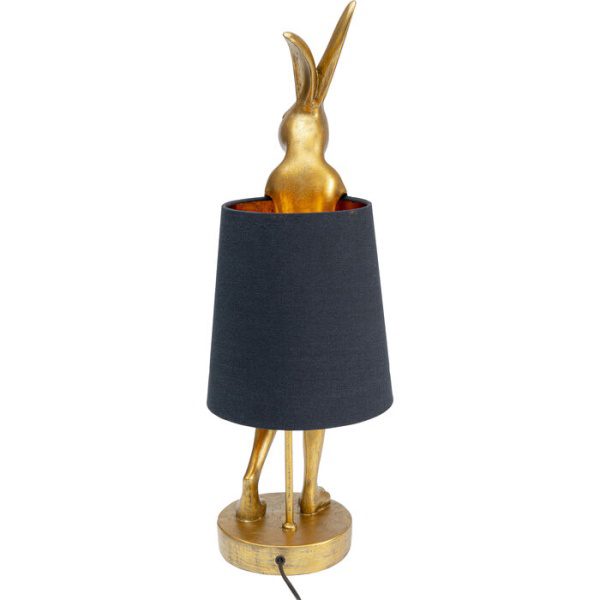 Tafellamp Animal Rabbit Gold/Black 68 cm