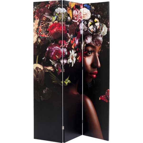 Room Divider Flowery Shoulder vs Bunch Flowers 120