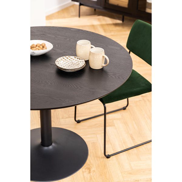 Eettafel Ibiza Mat Zwart