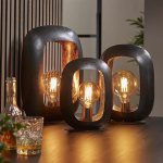 Tafellamp Arch XL / Zwart nikkel