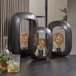 Tafellamp Arch XL / Zwart nikkel