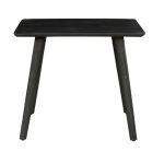 Eettafel Omaha black 90 x 90 cm