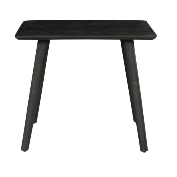 Eettafel Omaha black 90 x 90 cm