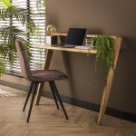 Bureau/kaptafel angle solid / Massief acacia naturel