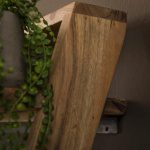 Bureau/kaptafel angle solid / Massief acacia naturel