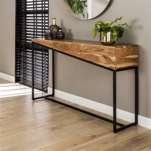Kaptafel 2L slice / Massief acacia naturel