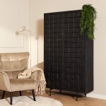 Kabinet Brandy Black 2 deuren 4 lades