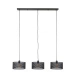 Hanglamp 3L mesh round / Artic zwart