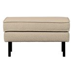 Rodeo Hocker Op Poten BouclÉ Beige