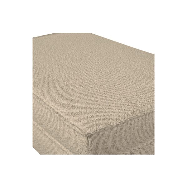 Rodeo Hocker Op Poten BouclÉ Beige