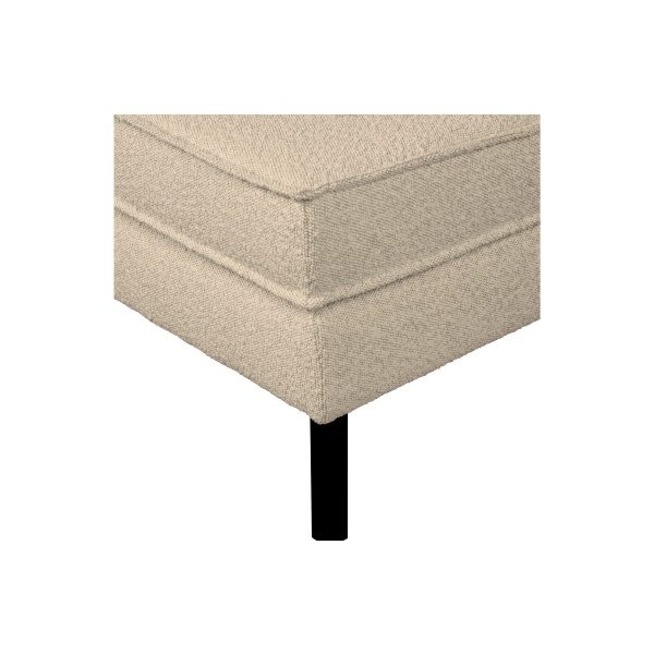 Rodeo Hocker Op Poten BouclÉ Beige