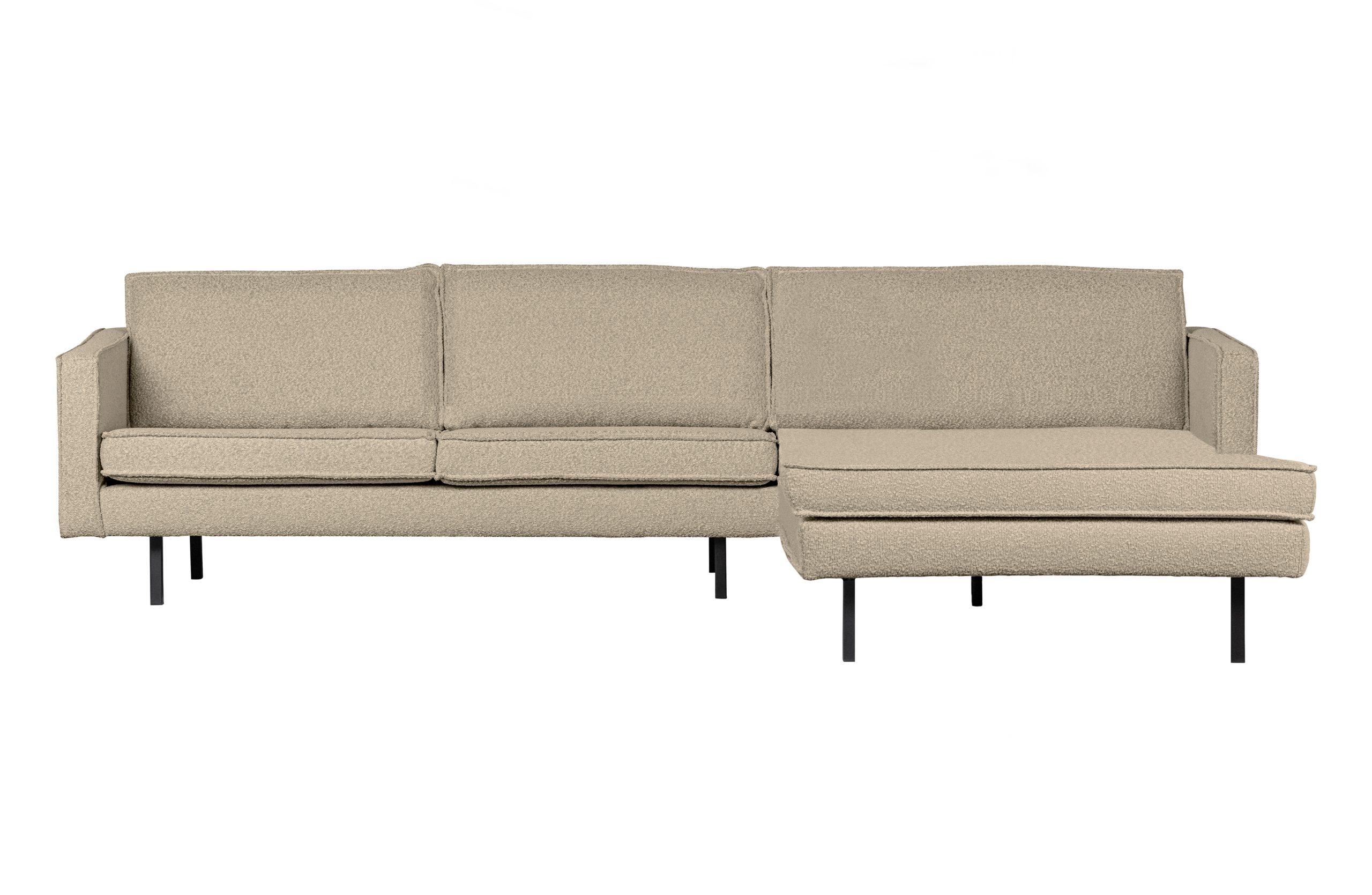 Rodeo Chaise Longue Rechts BouclÉ Beige